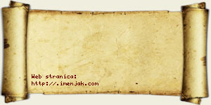 Janoš Sokolović vizit kartica